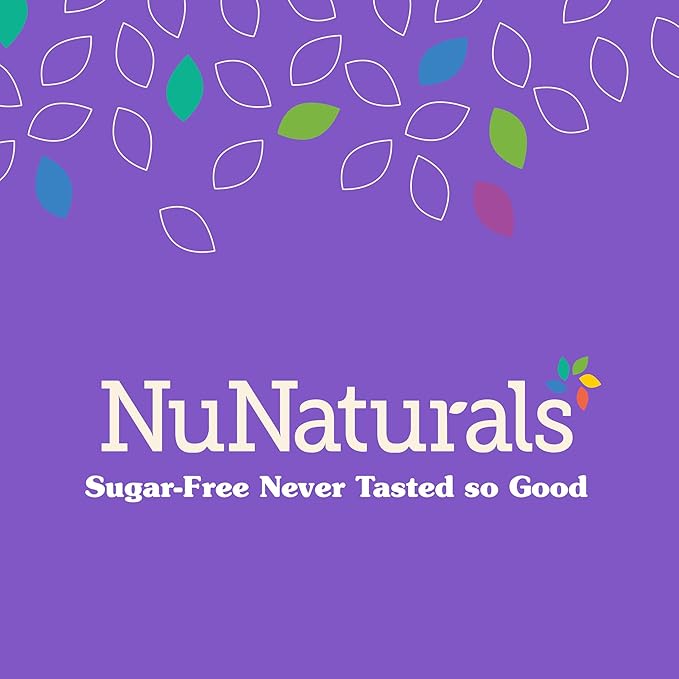 NuNaturals Stevia Syrup, Sugar-Free Sweetener, Plant-Based Sugar Substitute, Zero Calorie