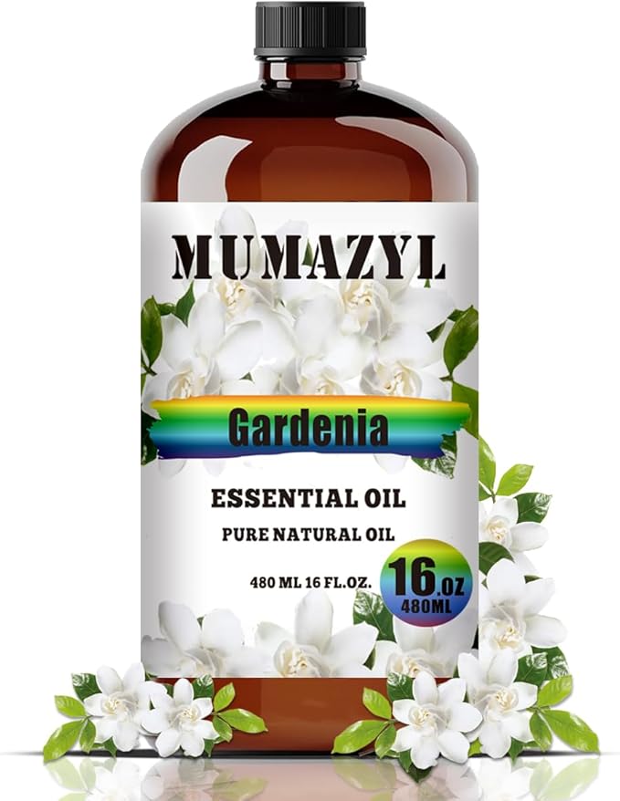 Gardenia Essential Oil, Gardenia Oil 16 Fl Oz 480ML for Diffuser Humidifier Yoga Cleaning DIY