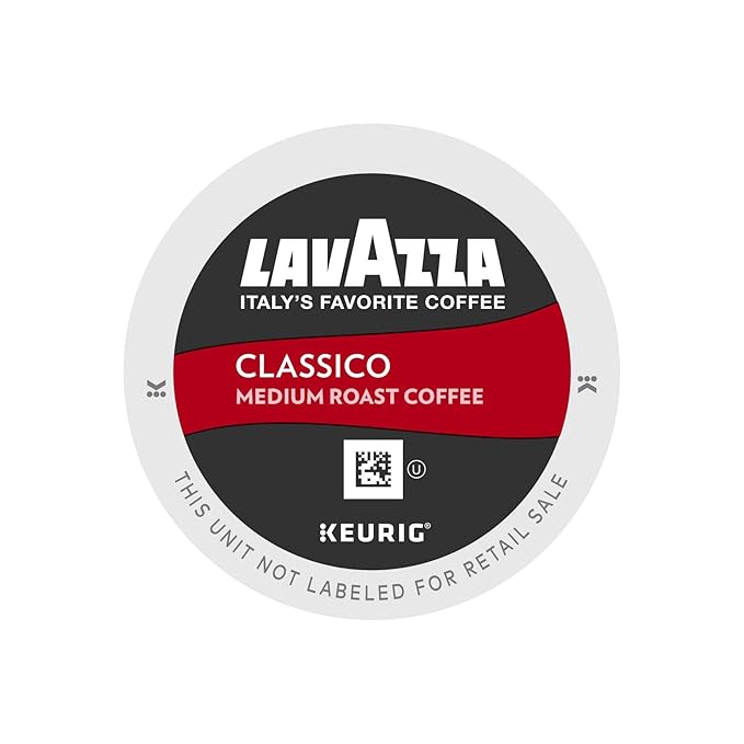 Lavazza Classico Medium Roast Keurig K-Cups Coffee, 10 Count