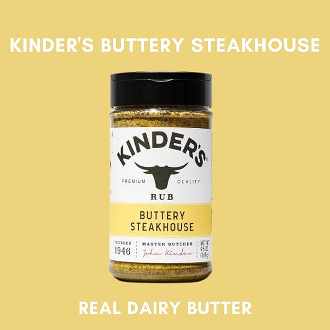Kinder's Seasoning Duo Bundle: The Blend & Buttery Steakhouse - Two XL 9.5 and 10.5-ounce Bottles +