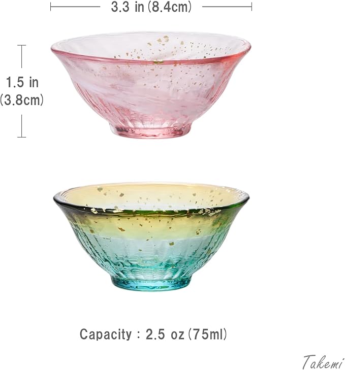 Japanese drinkware gift Handcrafted Mini Glass Set Elegant Japanese Sake Cups Perfect for Any