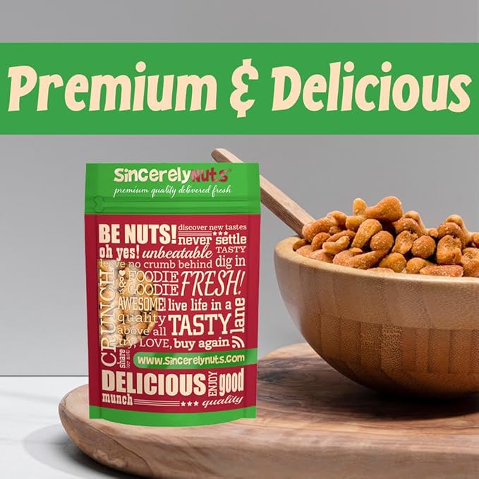 Sincerely Nuts ??Honey Roasted Cashews | One Lb. Bag | Deluxe Kosher Snack Food | Healthy Source of