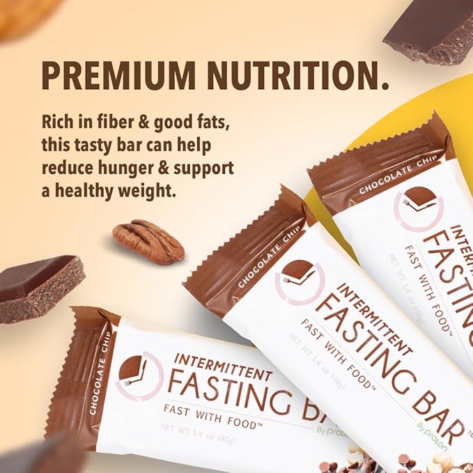 Prolon Fasting Bars | 5g Protein, 7g Fiber | Keto-Friendly, Gluten-Free, Dairy-Free, Plant-Based |