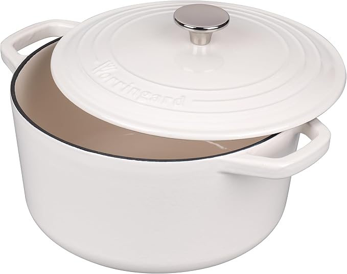 Enameled Cast Iron Dutch Oven Pot with Lid, for Bread Baking, Round Bread Oven- include Sourdough