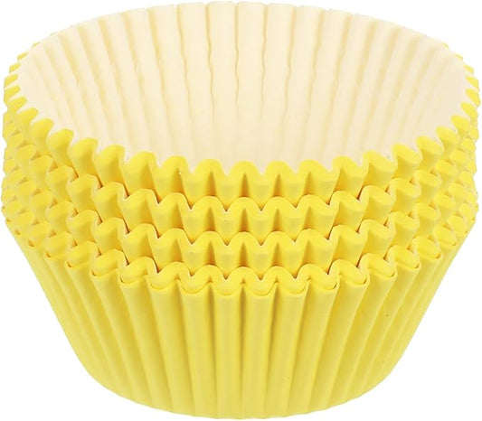 uxcell 100 Pcs Cupcake Liners, Muffins Paper Baking Cups Wrappers Standard Greaseproof for Baking
