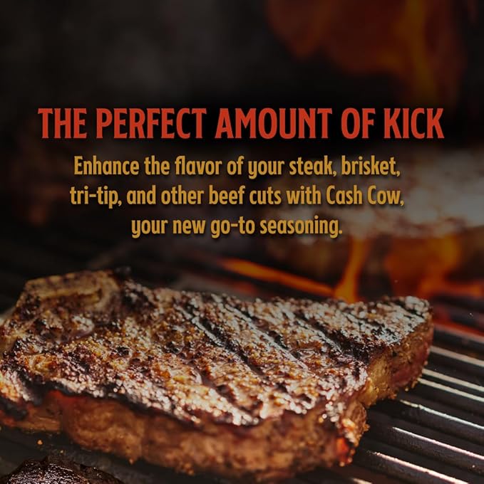 Big Poppa's Cash Cow Seasoning – Unleash the Flavor of Your Beef Recipes with our Mouth-Watering