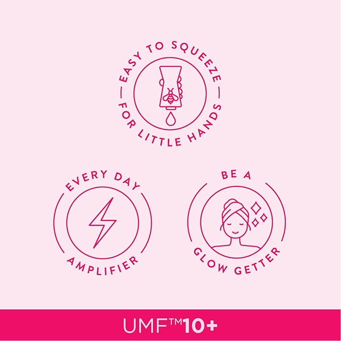 Manuka Honey New Zealand 100% Pure UMF 10+ MGO 261+ Squeezy Honey Raw & Unfiltered Certified Award