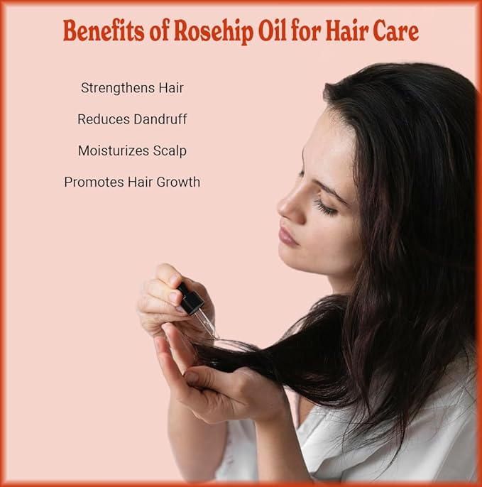 SALE! 4oz Rosehip Seed Oil, 100% Pure and Natural, Cold-Pressed, Unrefined, Organic Moisturizer for