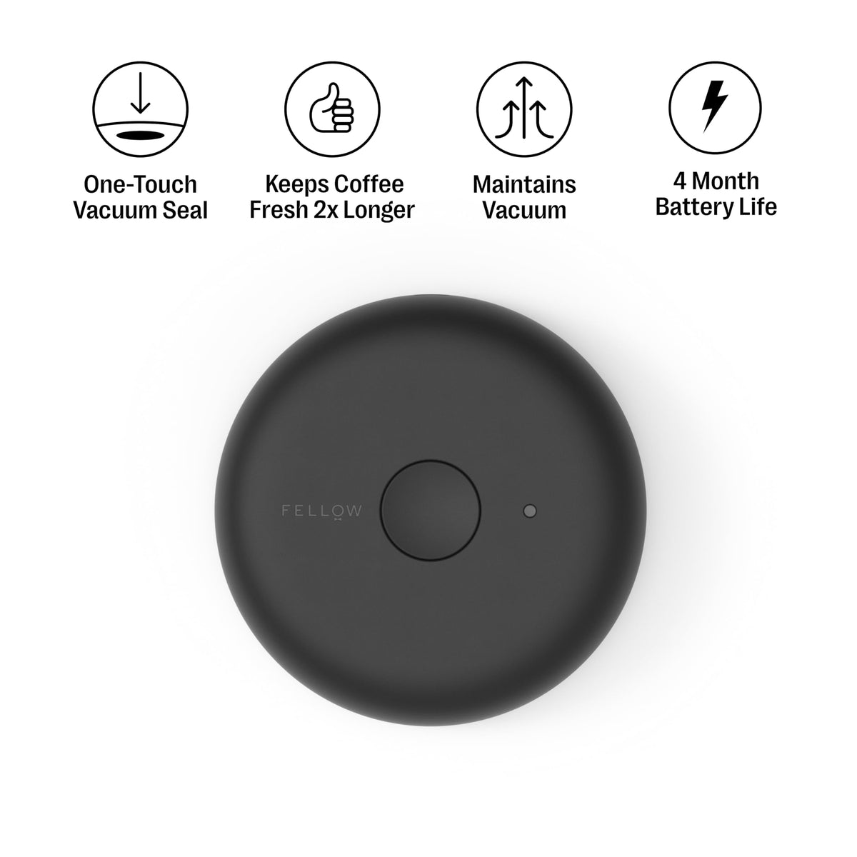 Fellow Atmos Electric Vacuum Coffee Canister 1.2L - Auto-Seal Steel