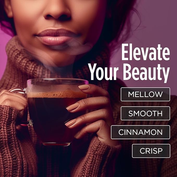 VitaCup Beauty Collagen Coffee Pods for Hair, Skin & Nails, with Biotin & Folate, Medium Dark
