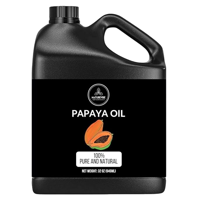 Naturevibe Botanicals Papaya Oil 32 Ounces | 100% Pure and Natural | Great for Skin Care and Hair