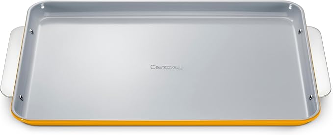 Caraway Non-Stick Ceramic Baking Sheet - Naturally Slick Ceramic Coating - Non-Toxic, PTFE & PFOA
