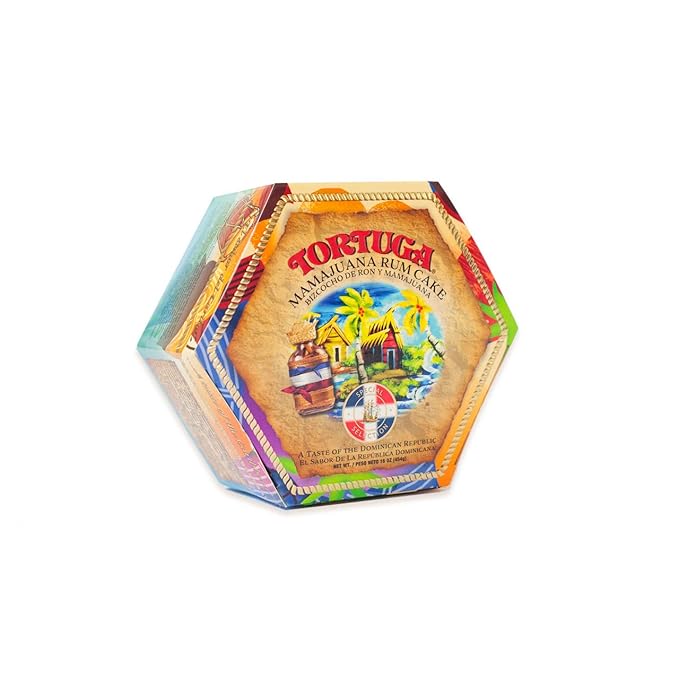 TORTUGA Caribbean Mamajuana Rum Cake - 16 oz Caribbean Rum Cake - The Perfect Premium Gourmet Gift