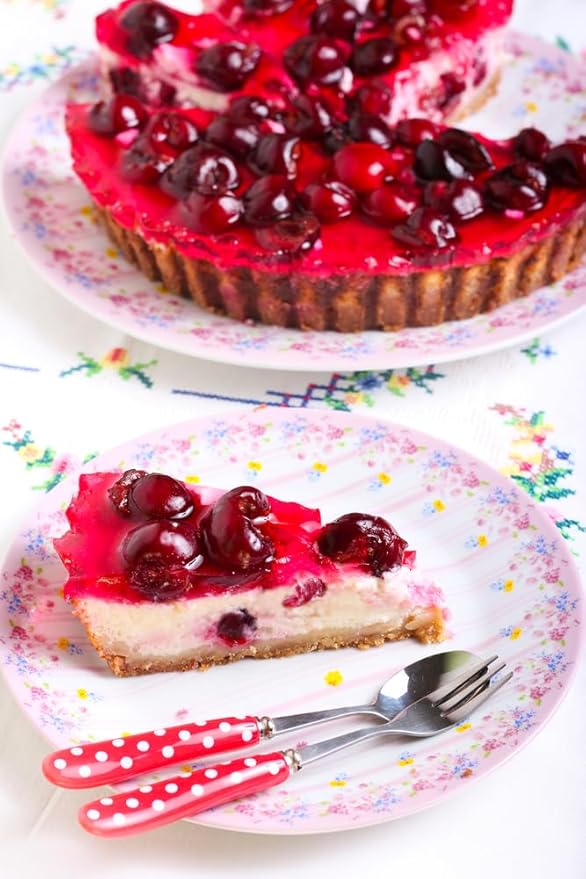 A Blend Above Cherry Pie No Bake Dessert Mix - All Natural, Vegan, Gluten Free, No MSG - Instant