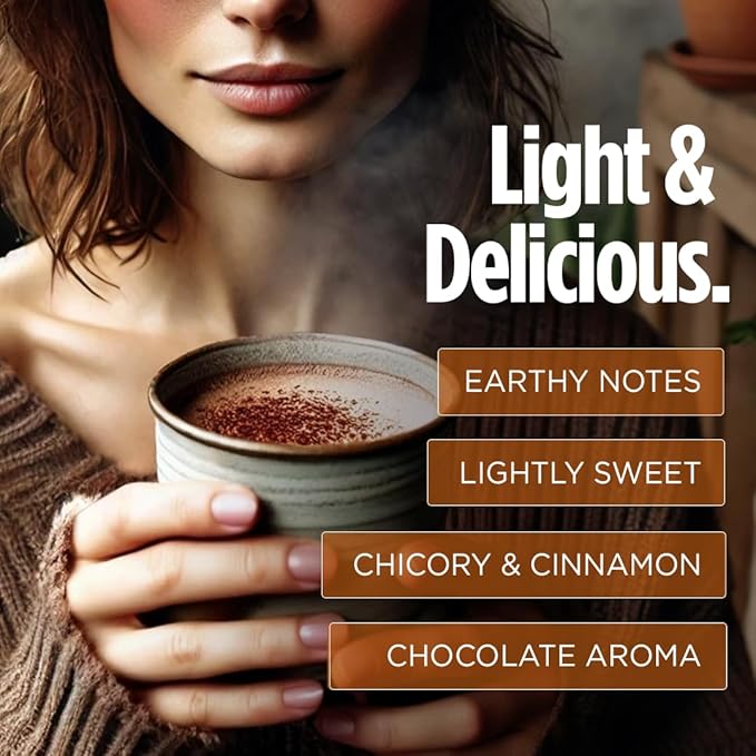 VitaCup Mushroom Coffee Alternative Instant Drink Mix | Mushroom Coffee Substitute for Natural