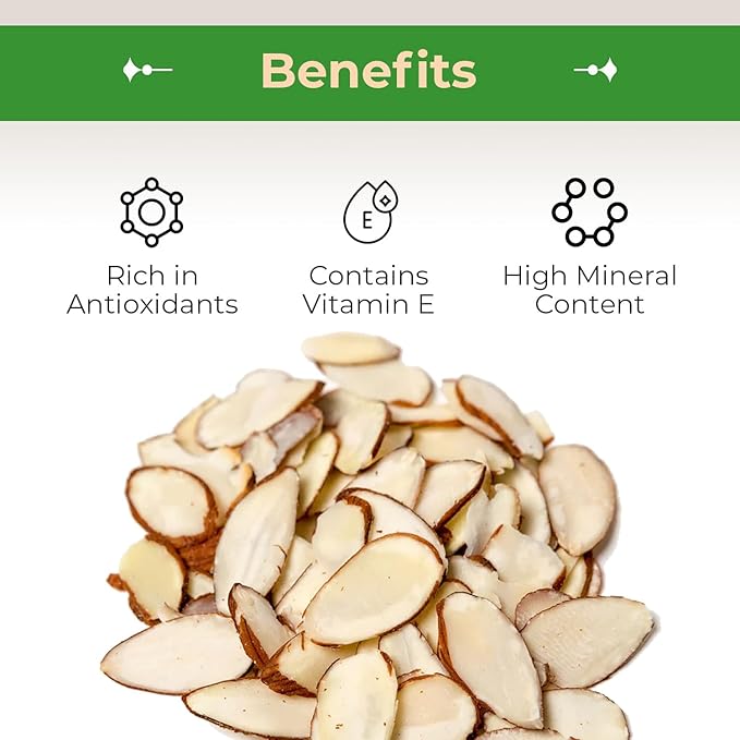 Sincerely Nuts – Raw Natural Sliced Almonds | 2 Lb. Bag | Delicious Guilt Free Snack | Low Calorie