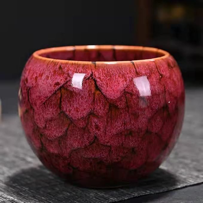 MQjzsh Chinese Japanese Traditional Ceramic Tea Cups, Mini Ceramic Kung Fu Tea Cups, Mate Cup Set