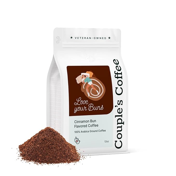 Couple?™s Coffee Ground Coffee | Gives Back to Military Families | Love Your Buns | Medium Roast