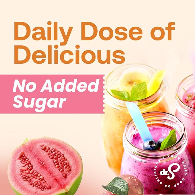 Dr. Smoothie 100% Crushed Guava & Passion Fruit ??No Added Sugar, Made with Real Fruits/Fruit Juice