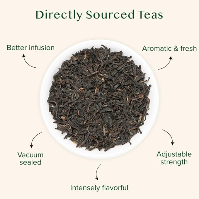 VAHDAM Original English Breakfast Tea (340g/12oz) 170+ Cups | Non GMO, Gluten Free | Strong &