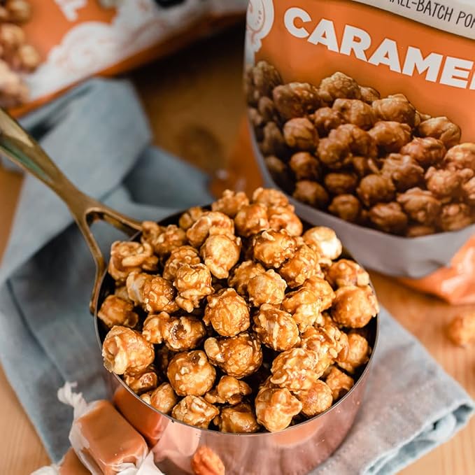 G.H. Cretors Popcorn, Caramel Corn, 96 Ounce (Pack of 12)