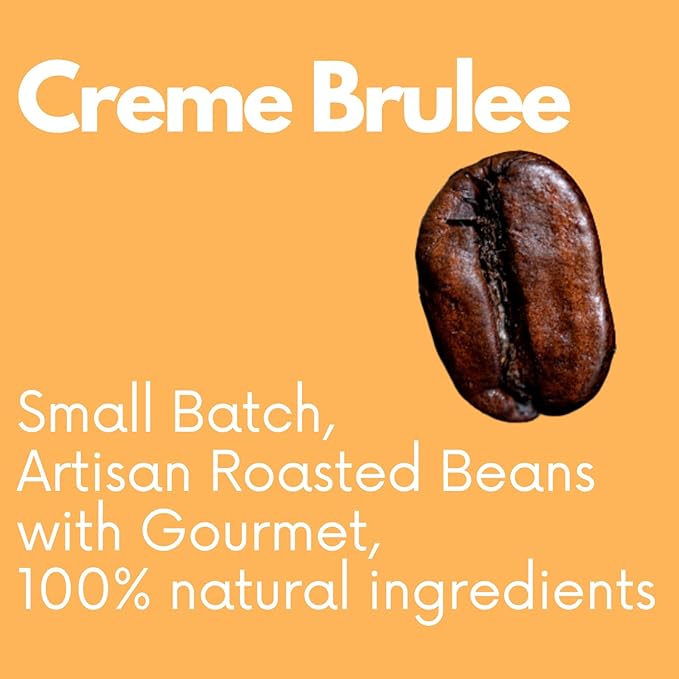 Sarasota Coffee Ground Creme Brulee | Medium Roast Gourmet Flavored Coffee Grounds | Low Acid, Mold