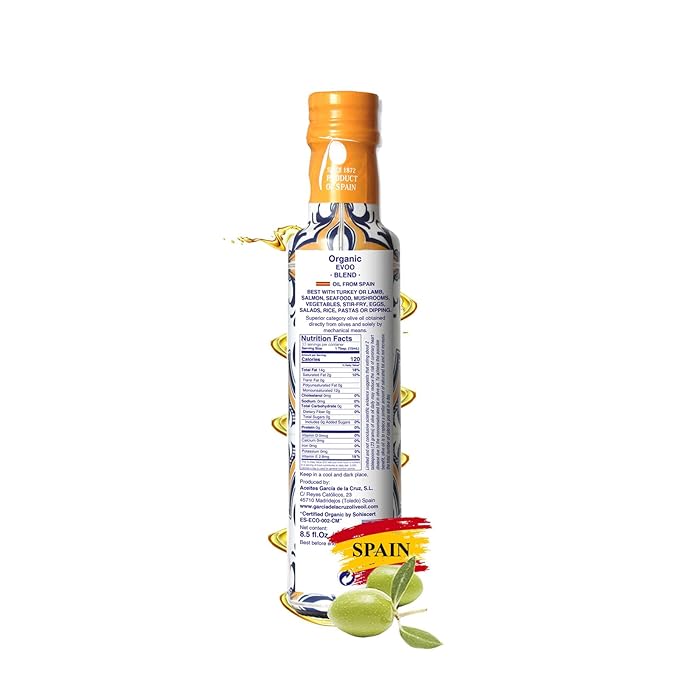 GARCÍA DE LA CRUZ - Organic Extra Virgin Olive Oil, Master Miller Premium Oil, Almond and Tomato