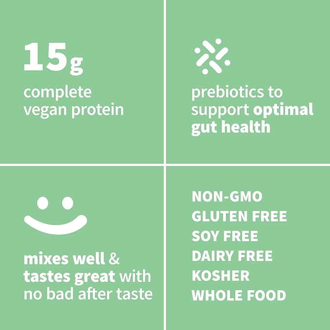 Sprout Living Epic Protein, Plant Based Protein & Superfoods Powder, Mindful Matcha | 17 Grams