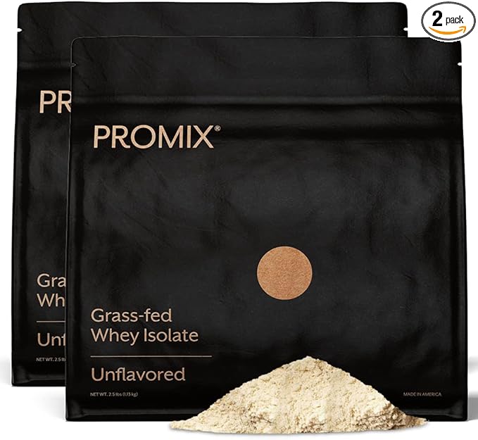 ProMix Nutrition Whey Protein Isolate Powder, Unflavored - Grass-Fed & 100% All Natural - 짯Post
