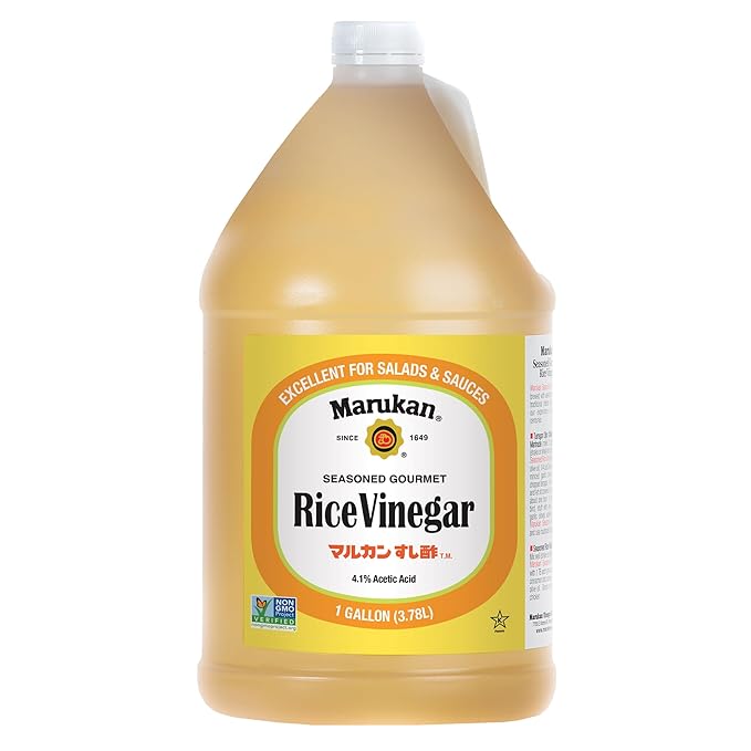Marukan Seasoned Gourmet Rice Vinegar, 1 Gallon (Pack of 1)