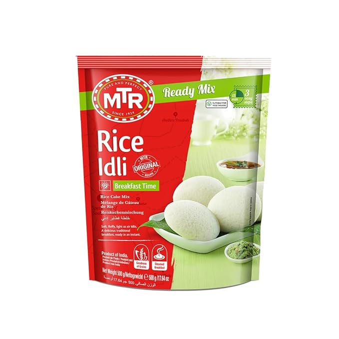 MTR Instant Rice Idli Mix - Ready to Cook Authentic Indian Breakfast, Lunch, Dinner or Snack Meal