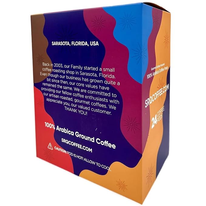 Sarasota K-Cup Coffee Pods | Medium Roast Coffee | Breakfast Blend | Single Serve for Keurig