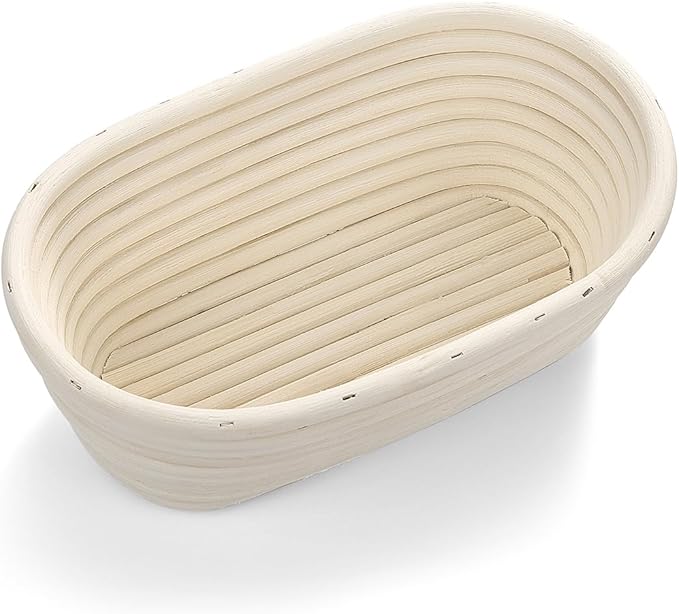 Saint Germain Bakery Premium Round Bread Banneton Basket with Liner - Perfect Brotform Proofing