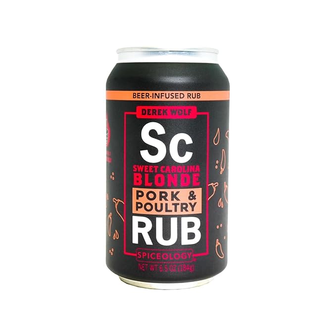 Spiceology & Derek Wolf - Sweet Carolina Blonde - Beer-Infused Barbecue Rubs, Spices and Seasonings