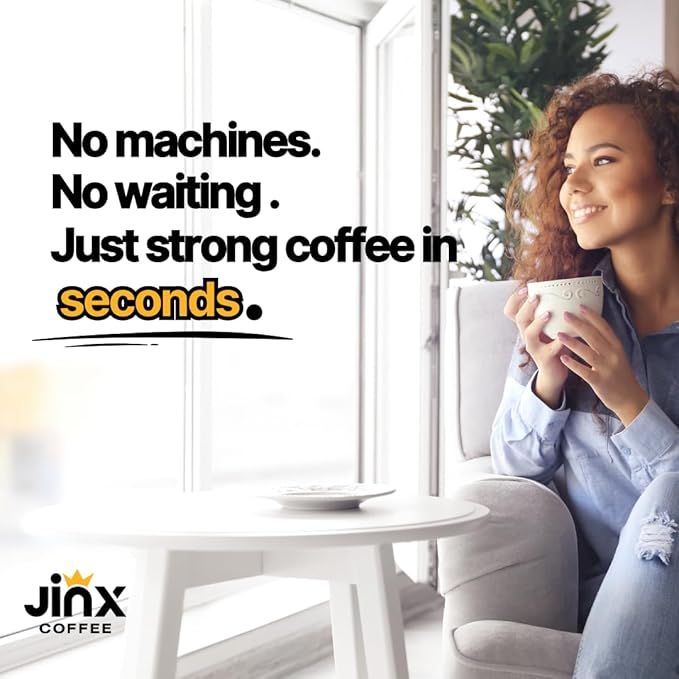 Jinx Coffee Concentrate – 50x Stronger Cold Brew Coffee | Strong Caffeine Concentrated Liquid
