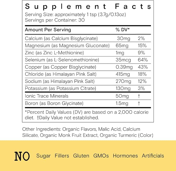 Moon Juice - Mini Dew Electrolytes Powder - Pomelo Grapefruit (30 Servings) - 2in1 Electrolytes &