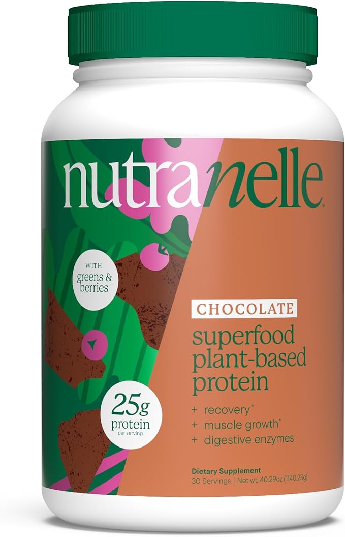 Nutranelle - Plant Based Protein Powder - 25 g Vegan Protein Powder with 30 Servings - Blended Rice