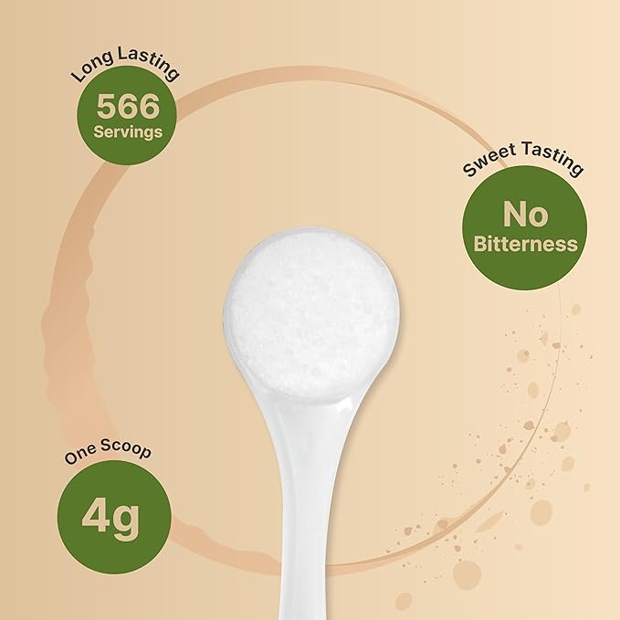 NatureBell Allulose Sweetener, 5 Lbs | Keto & Vegan-Friendly, White Sugar Substitute | 0 Calorie, 0