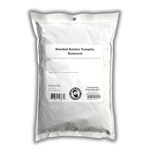 Bearded Butchers Pumpkin Seasoning 2.19lb ??Perfect for Pumpkin Cranberry Bratwurst ??Seasons 25