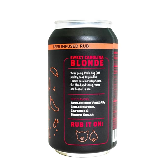 Spiceology & Derek Wolf - Sweet Carolina Blonde - Beer-Infused Barbecue Rubs, Spices and Seasonings