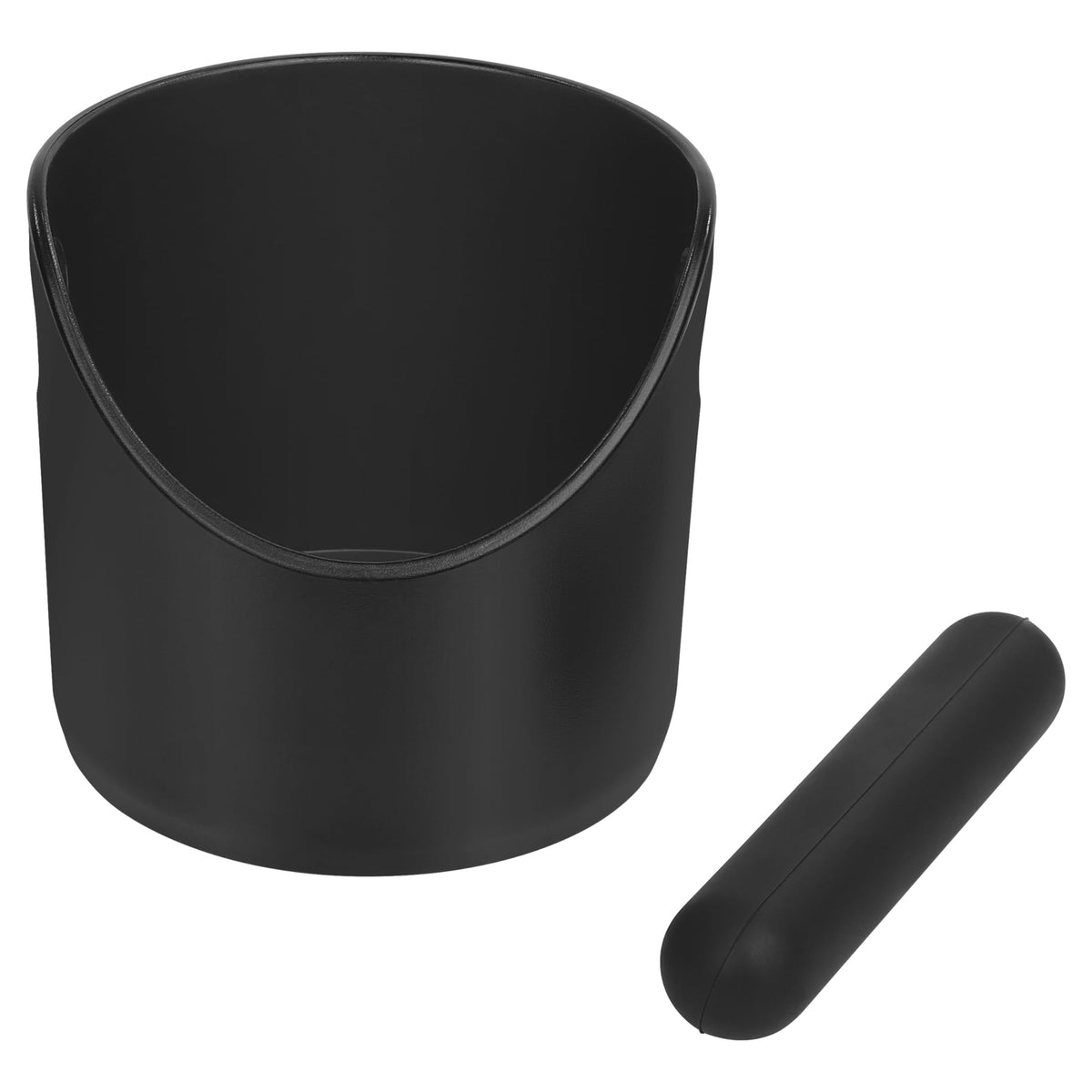 Apexstone Small Espresso Knock Box 4.3 Inch, Mini Rubber Coffee Knock Box with Detachable Knock