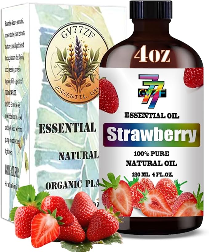 Strawberry Essential Oil (4 oz/120 ml) ??Strawberry Oils for Aromatherapy, diffusers, humidifiers