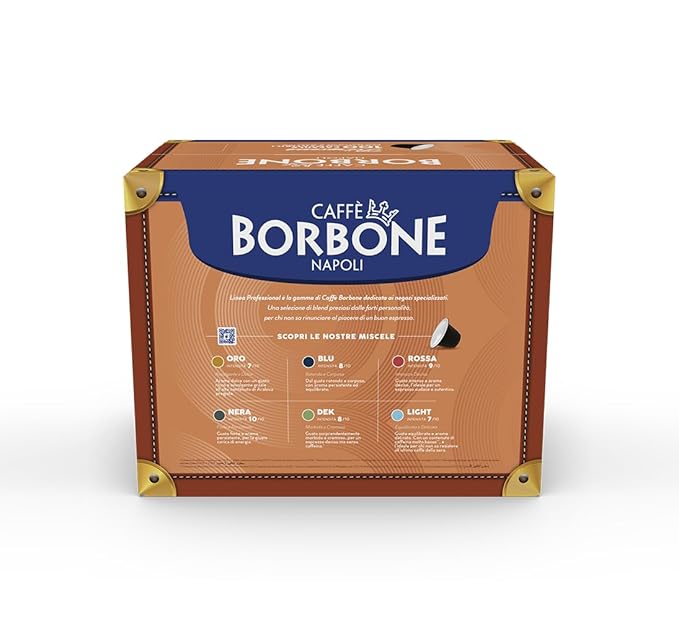 Caffe Borbone Nespresso Compatible Coffee Pods, Black Blend, Medium Roast, Arabica and Robusta