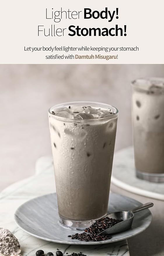 Damtuh Misugaru – Korean Black Mixed Grain Powder Drink, Traditional Multigrain Meal Replacement
