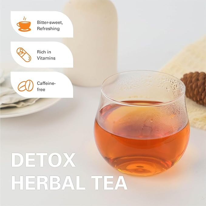 WT WEETEE Dandelion Leaf & Root Tea Bags, 100% Pure Dandelion Leaf and Roasted Dandelion Root