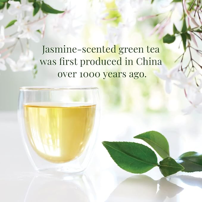 The Republic of Tea Organic Jasmine, 250 Tea Bags, Naturally Caffeinated