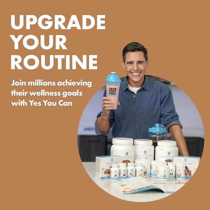 Yes You Can! Meal Replacement Shake - 20G Protein, 4G Fiber, 21 Vitamins & Minerals, 0G Added Sugar
