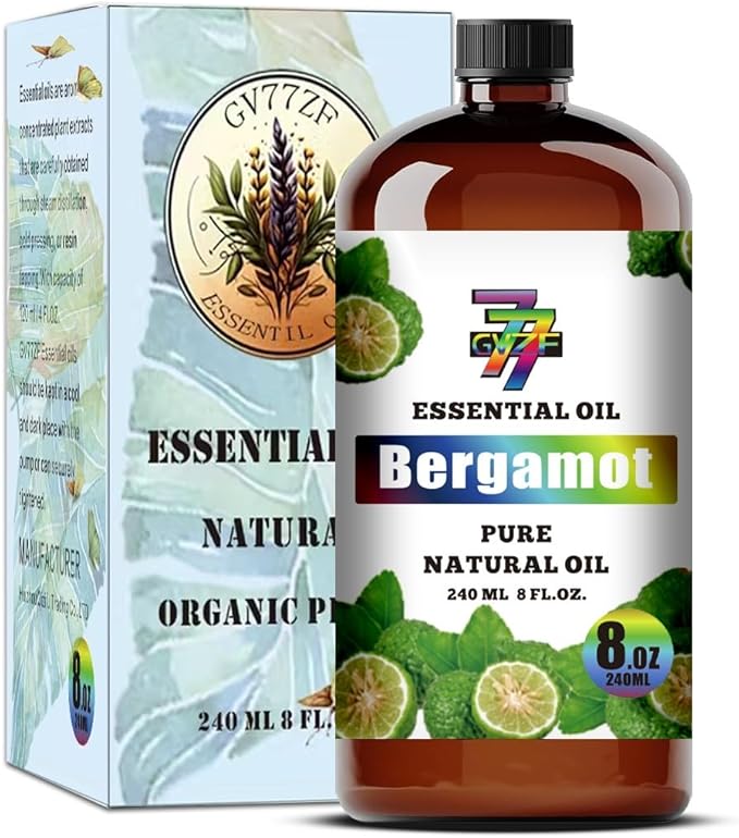Bergamot Essential Oil (8 oz / 240 ml) ??Bergamot Oils for diffusers, humidifiers, Home Baths