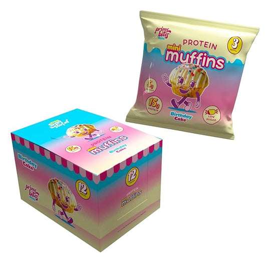 Prime Bites Minis | Protein Mini Muffins from Alpha Prime Supplements | High Protein, Collagen