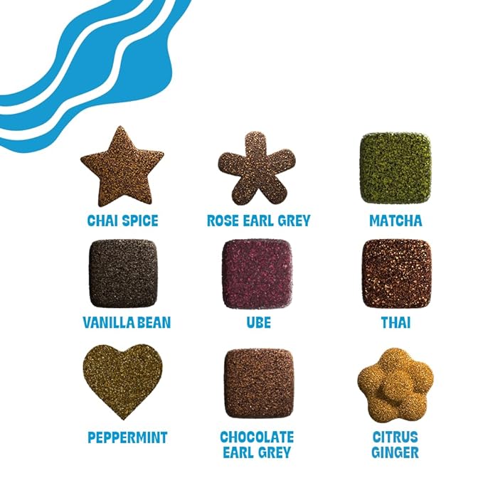 Tea Drops Gift Set | Organic Dissolvable Loose Leaf Tea | Chai Spice Chocolate Earl Grey Citrus
